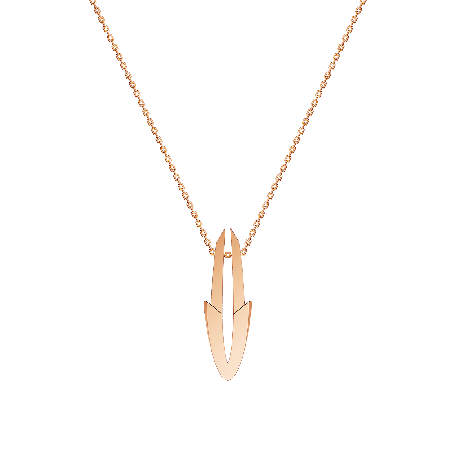 Pendentif Arrow Moyen Modèle Or Rose