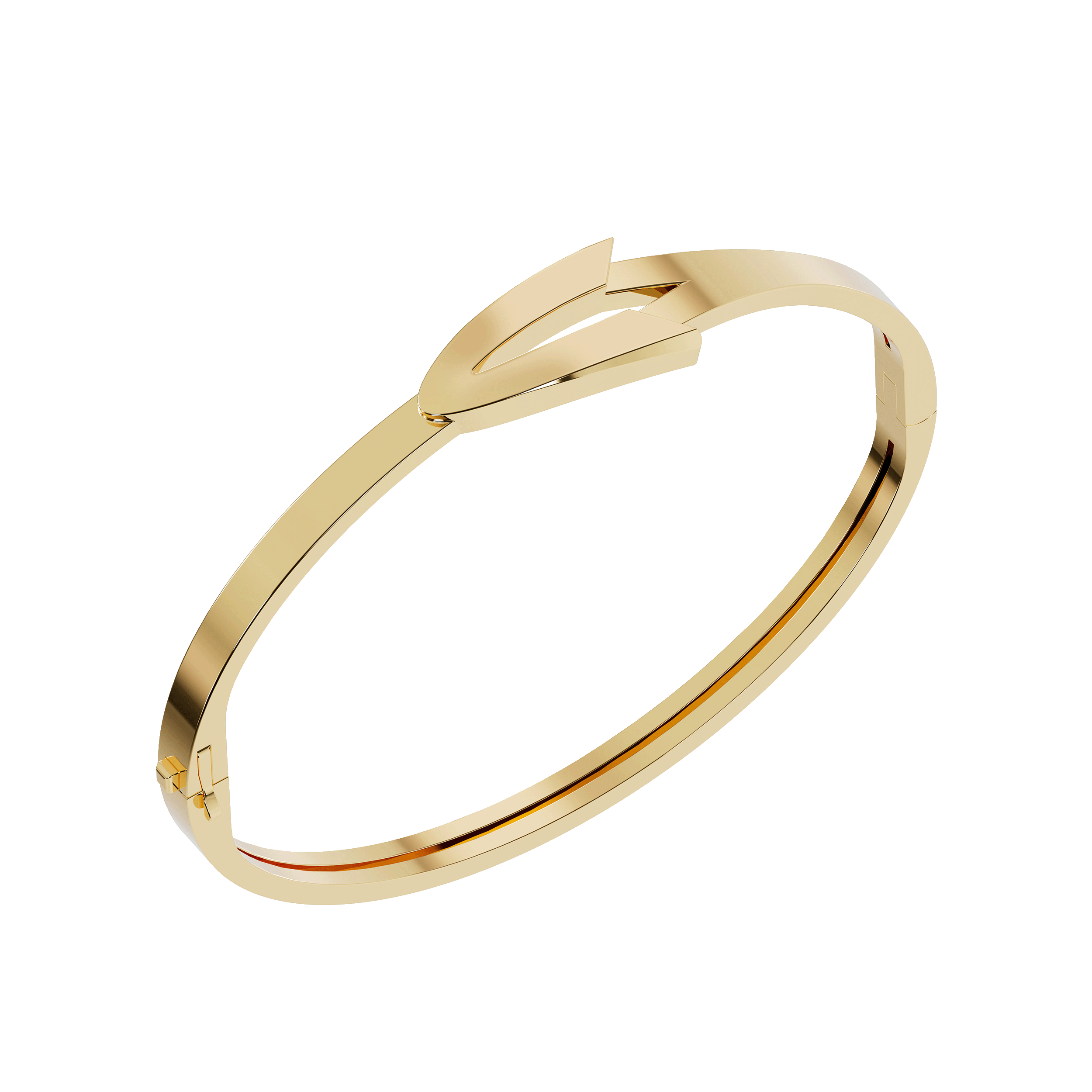 Bracelet Arrow Grand Modèle Or Jaune
