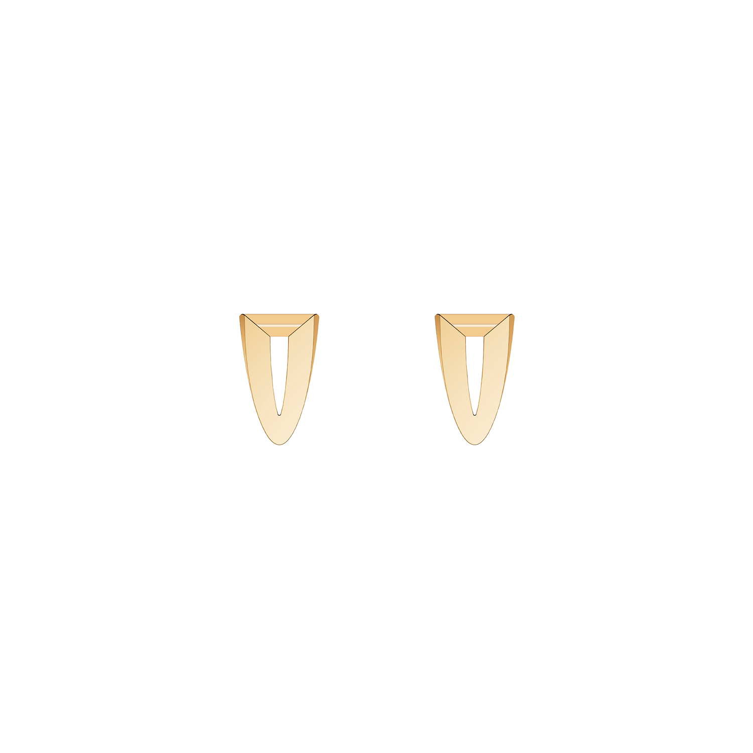 Boucles D'oreilles Arrow Or Jaune